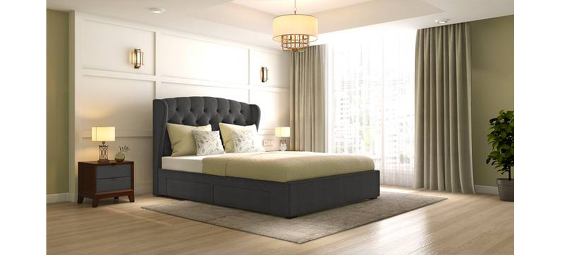 Holmebrook Upholstered Storage Bed